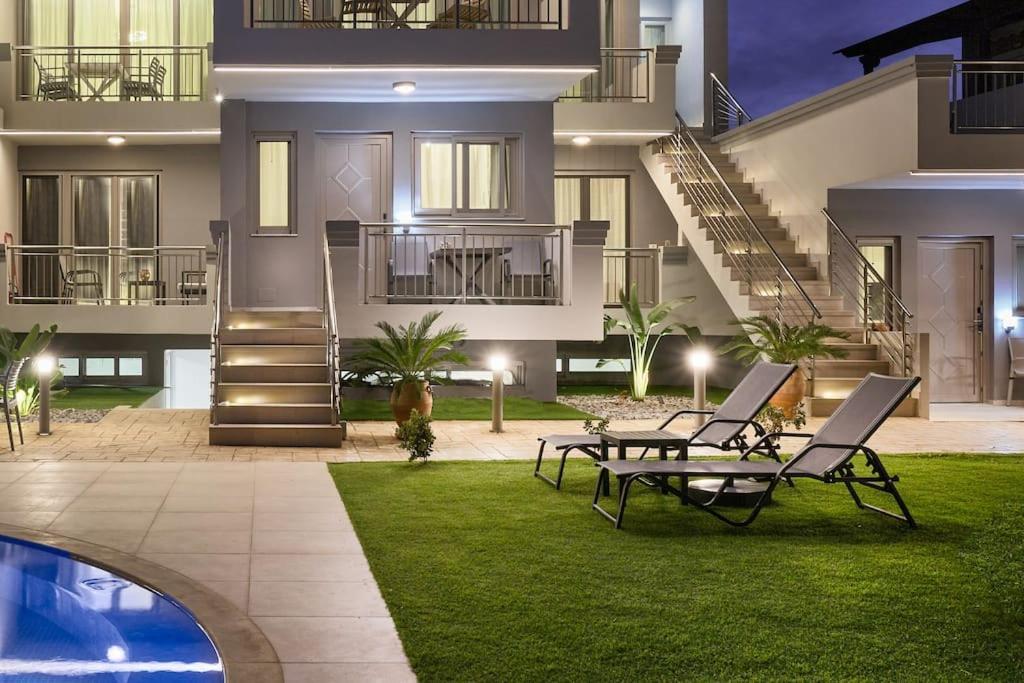 Superior Family Apartment W/Pool Dining Area Stavromenos المظهر الخارجي الصورة